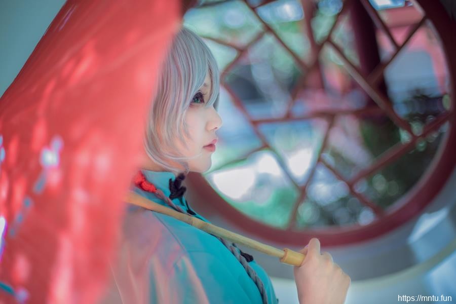 萌系美女汐兔子黑丝美腿COSPLAY洛天依