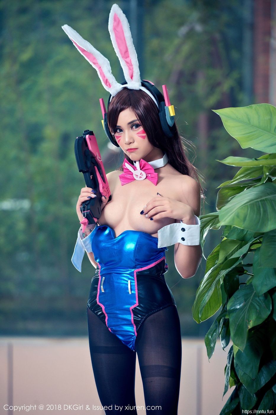 御女郎性感女神萌宝儿BoA黑丝美腿COS守望先锋美少女Dva