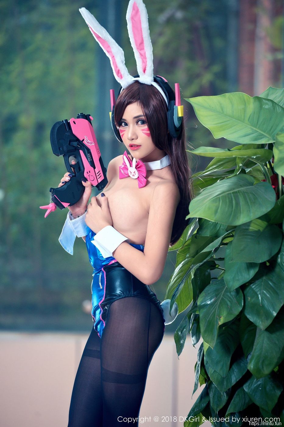 御女郎性感女神萌宝儿BoA黑丝美腿COS守望先锋美少女Dva