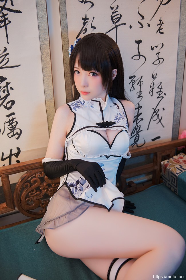 清纯萌妹子妖少旗袍在身COSPLAY艳娘幻梦谭第二弹