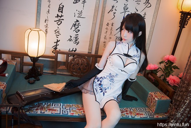 清纯萌妹子妖少旗袍在身COSPLAY艳娘幻梦谭第二弹