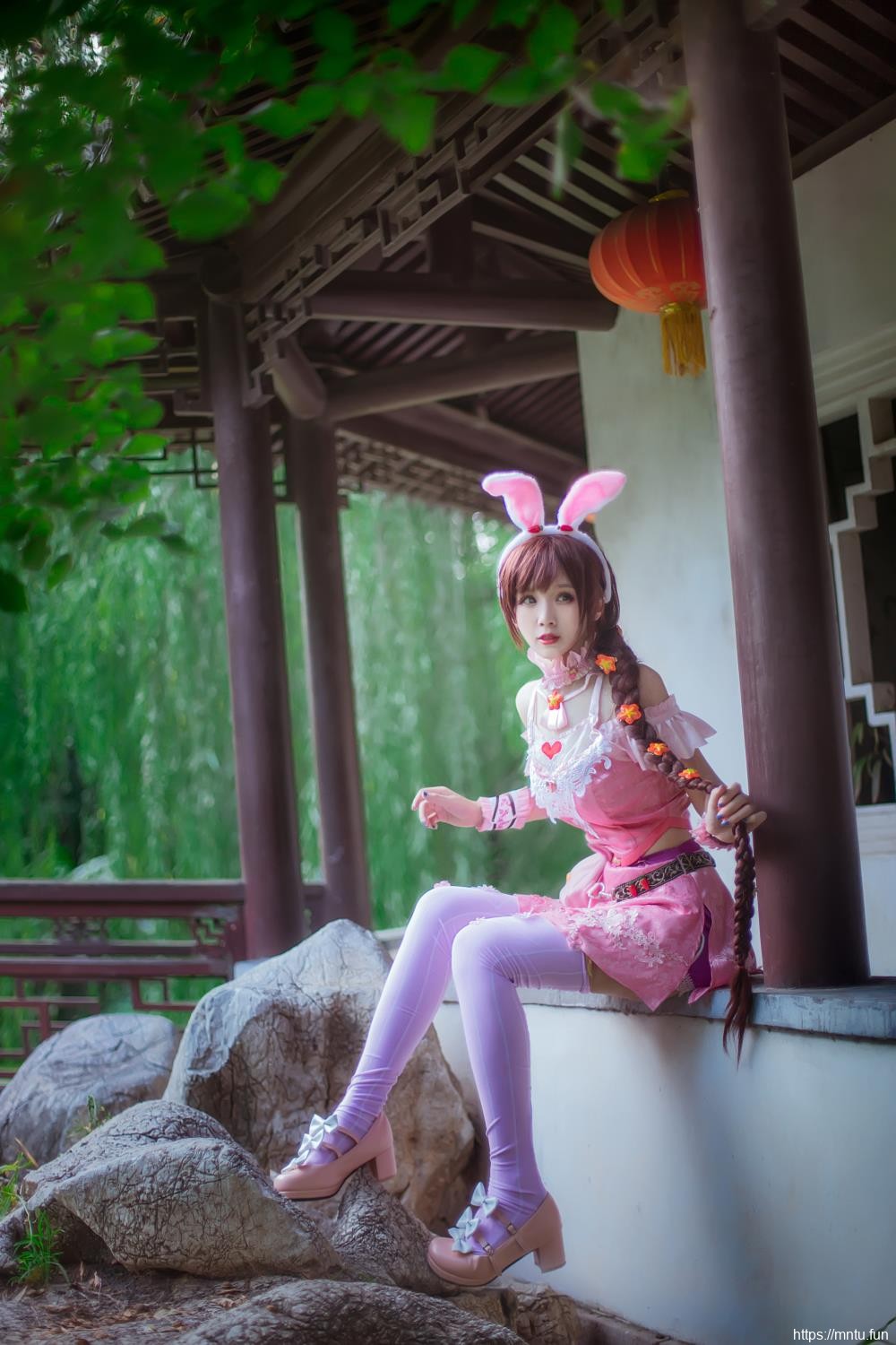 萌系萝莉汐兔子COSPLAY斗罗大陆美女主角小舞