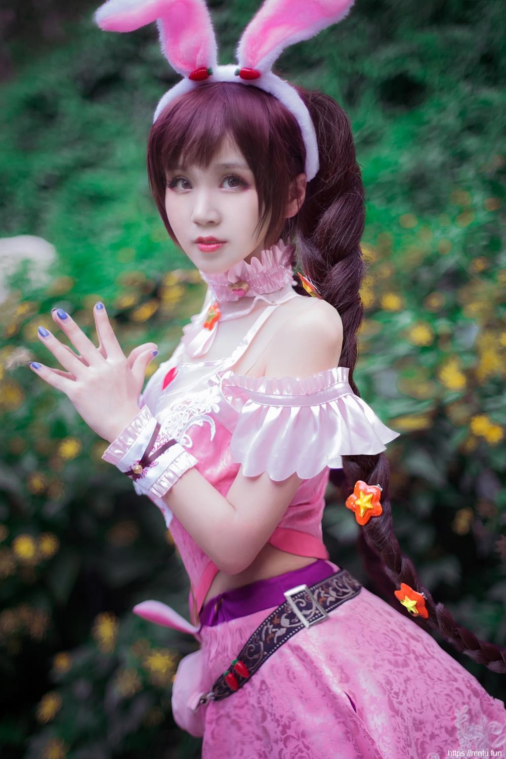 萌系萝莉汐兔子COSPLAY斗罗大陆美女主角小舞