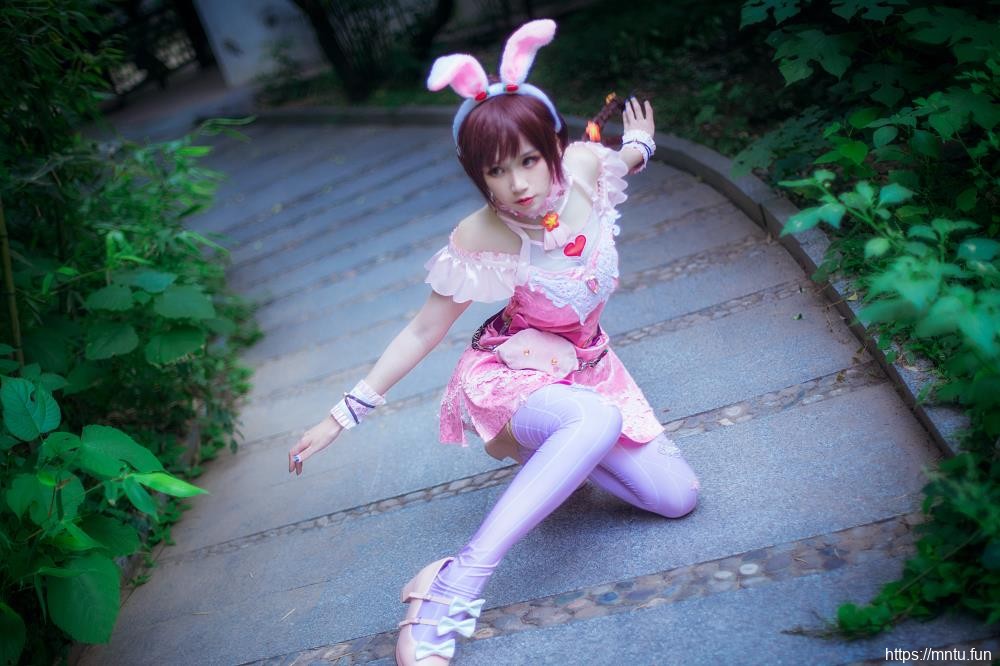 萌系萝莉汐兔子COSPLAY斗罗大陆美女主角小舞