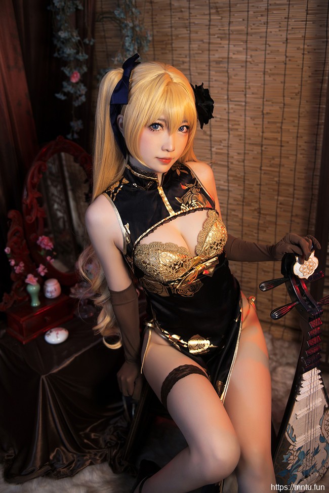 清纯萌妹子妖少旗袍在身COSPLAY艳娘幻梦谭第一弹