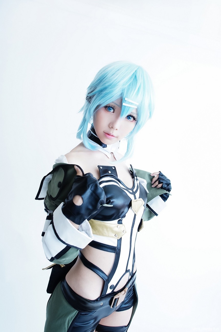 台湾美女elye子cosplay《刀剑神域》诗乃