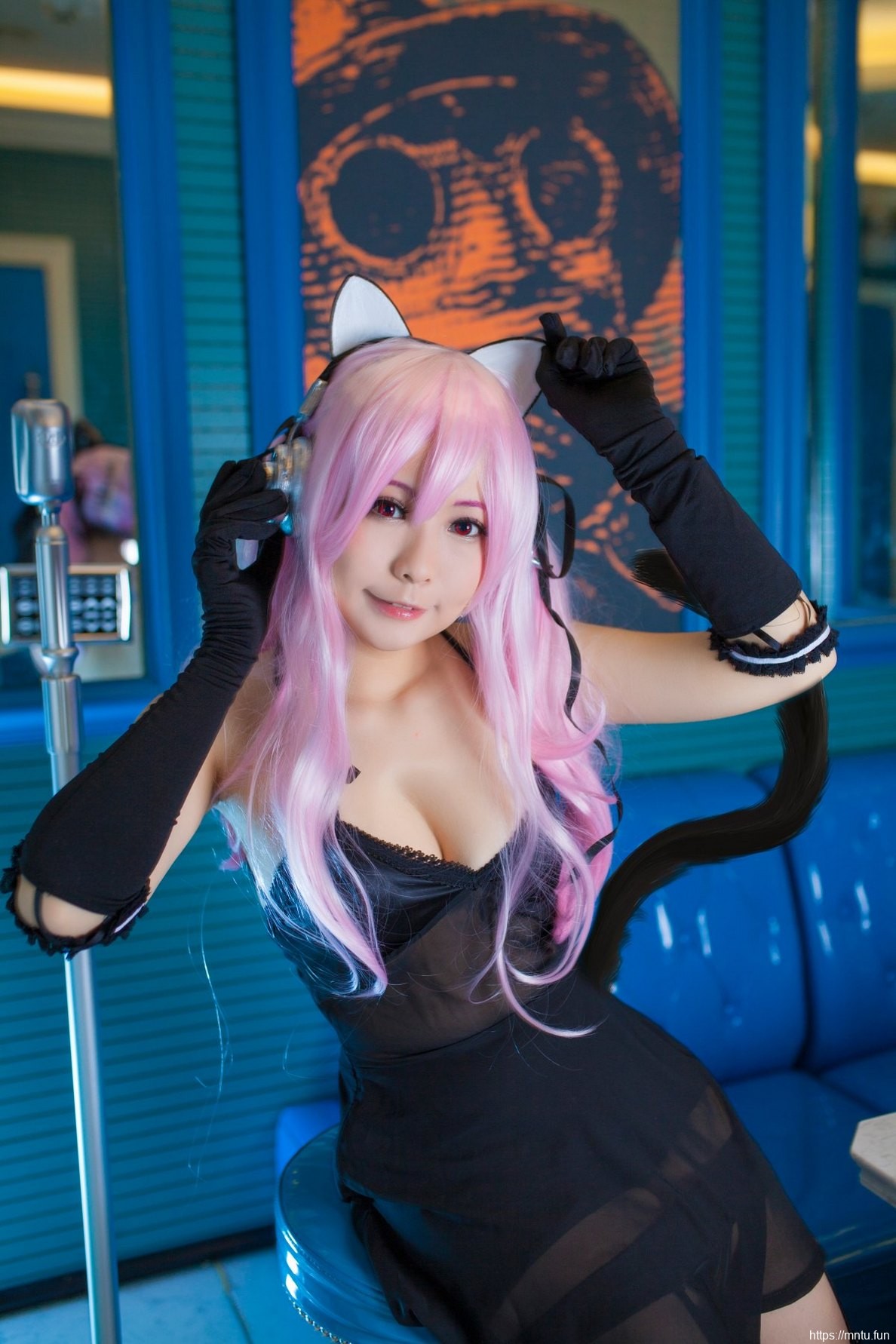 极品美女黑丝丝袜cosplay动漫人物索尼子