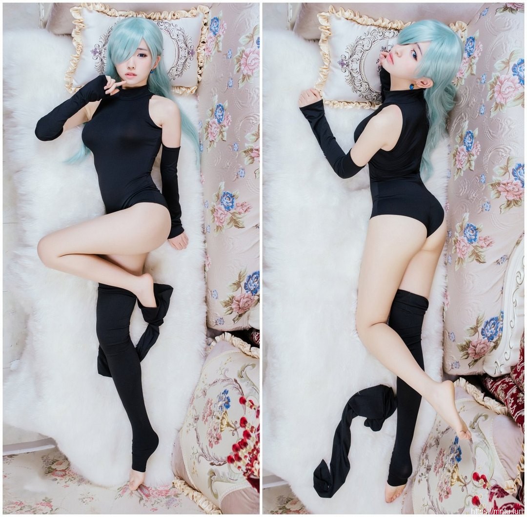 白皙美女鳗鱼霏儿cosplay七原罪女主角伊丽莎白