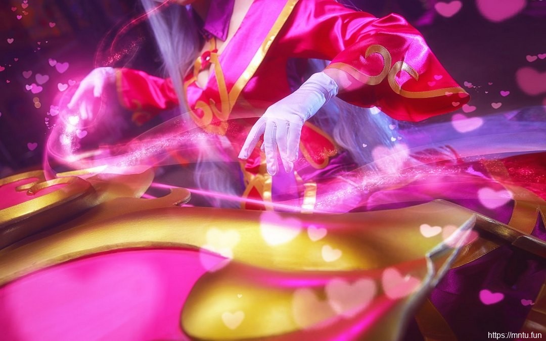 诱人美女御姐性感低胸裙cosplay英雄联盟琴瑟仙女娑娜