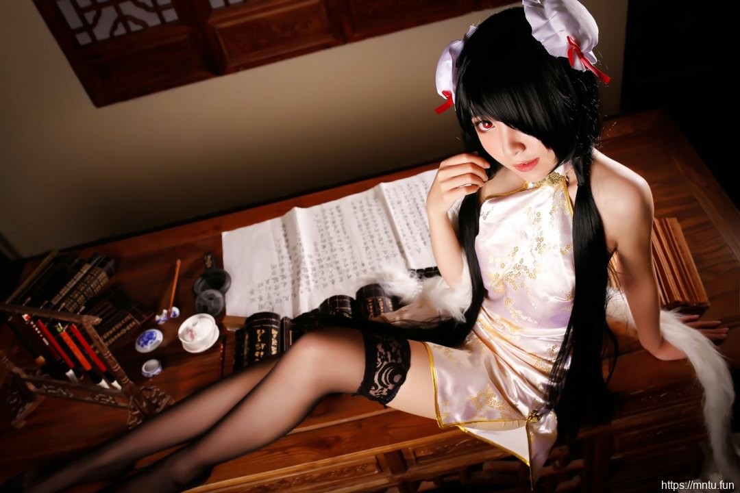 迷人旗袍美女cosplay约会大作战时崎狂三