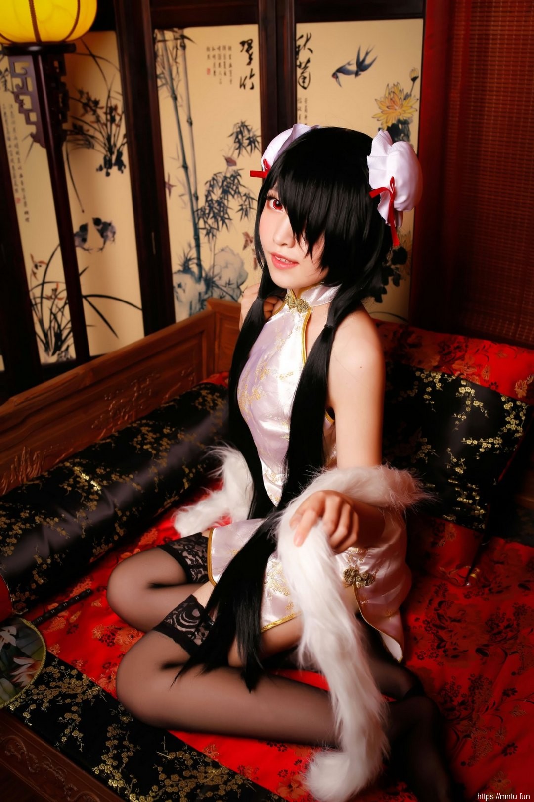 迷人旗袍美女cosplay约会大作战时崎狂三