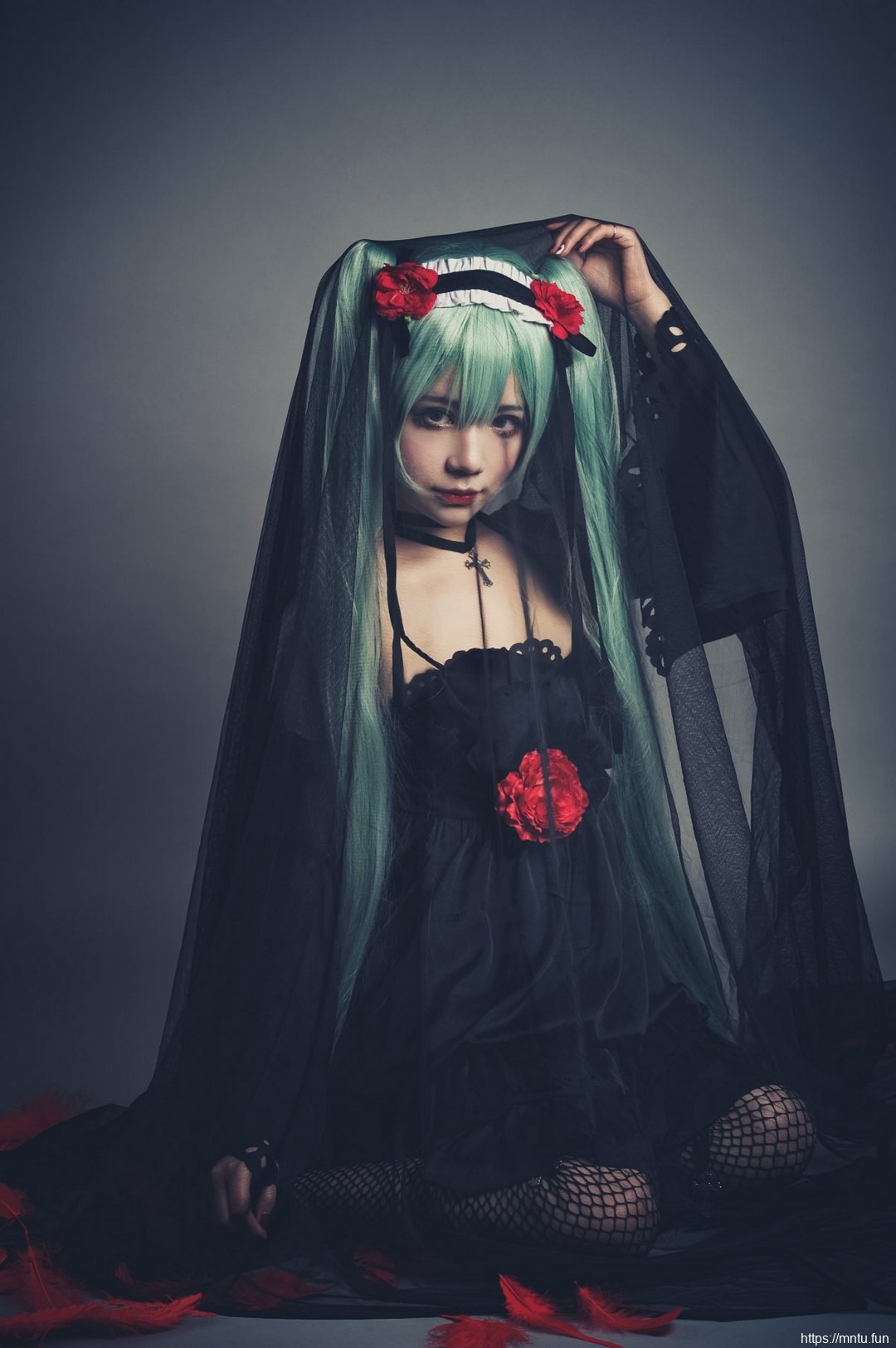 冷艳性感美女cosplay初音未来禁忌之恋坎特雷拉