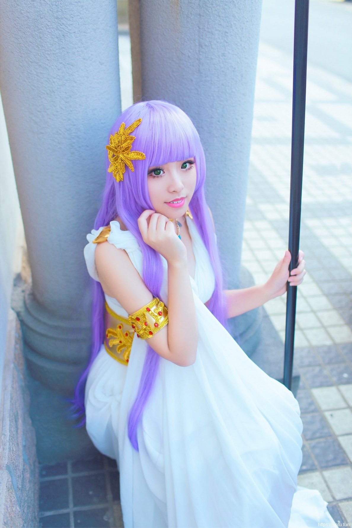 极品美女丰满爆乳Cosplay动漫人物雅典娜