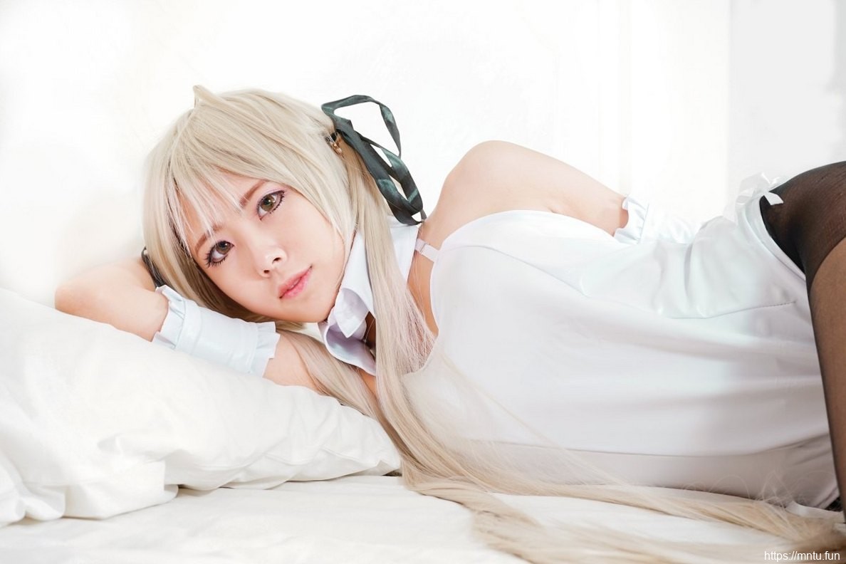 性感妩媚兔女郎cosplay春日野穹黑丝诱惑