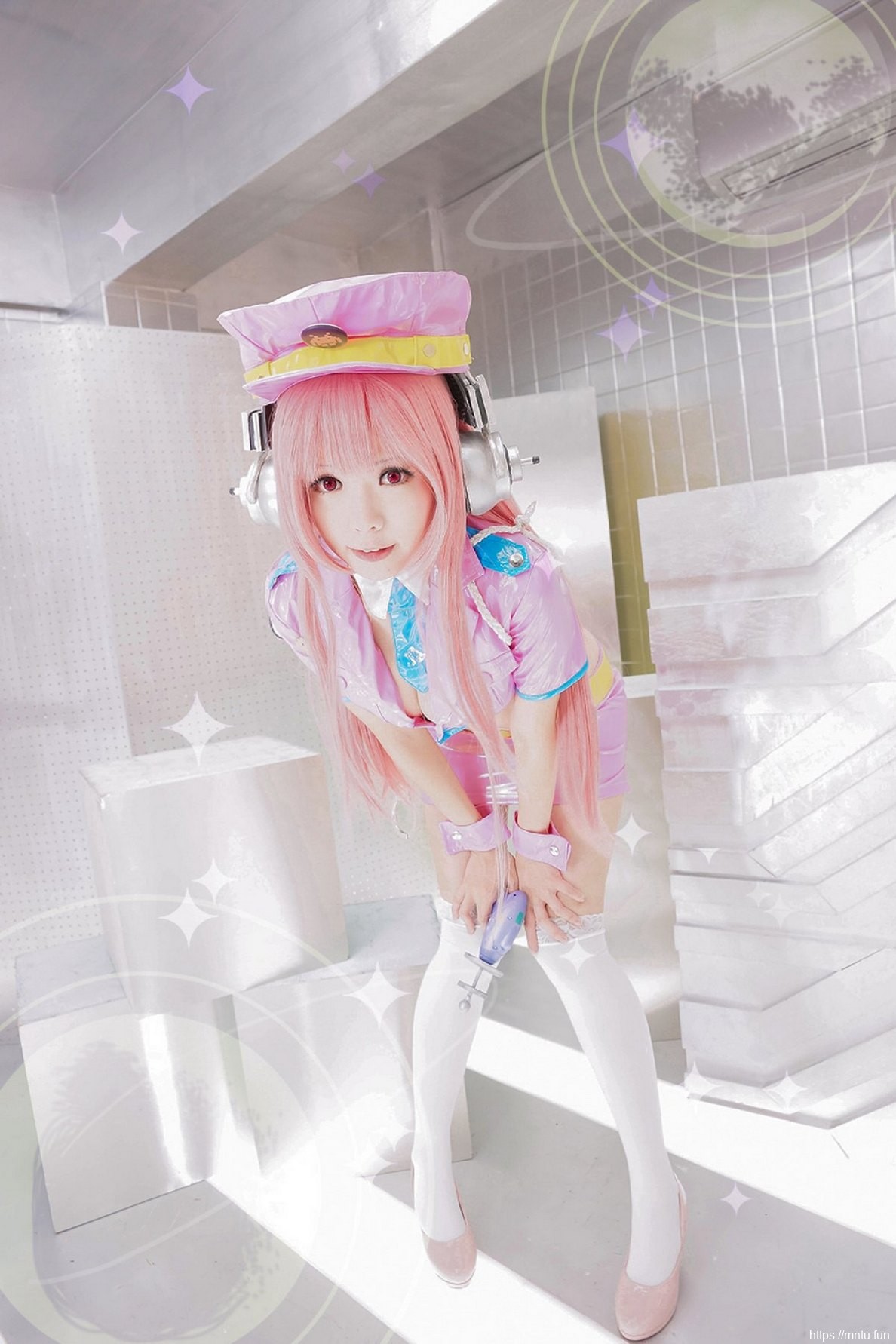 性感美女身穿制服cosplay索尼子诱惑美图