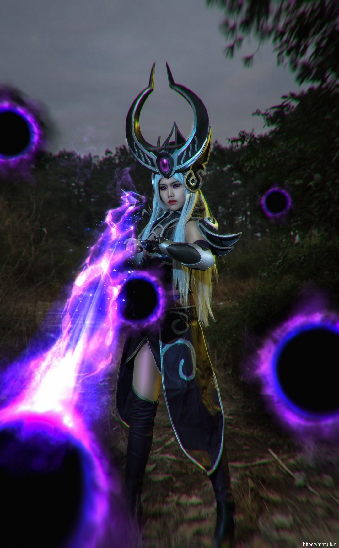 性感巨乳御姐cosplay英雄联盟暗黑元首辛德拉