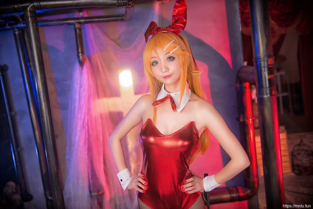 性感迷人姐妹花黑丝美腿cosplay性感写真