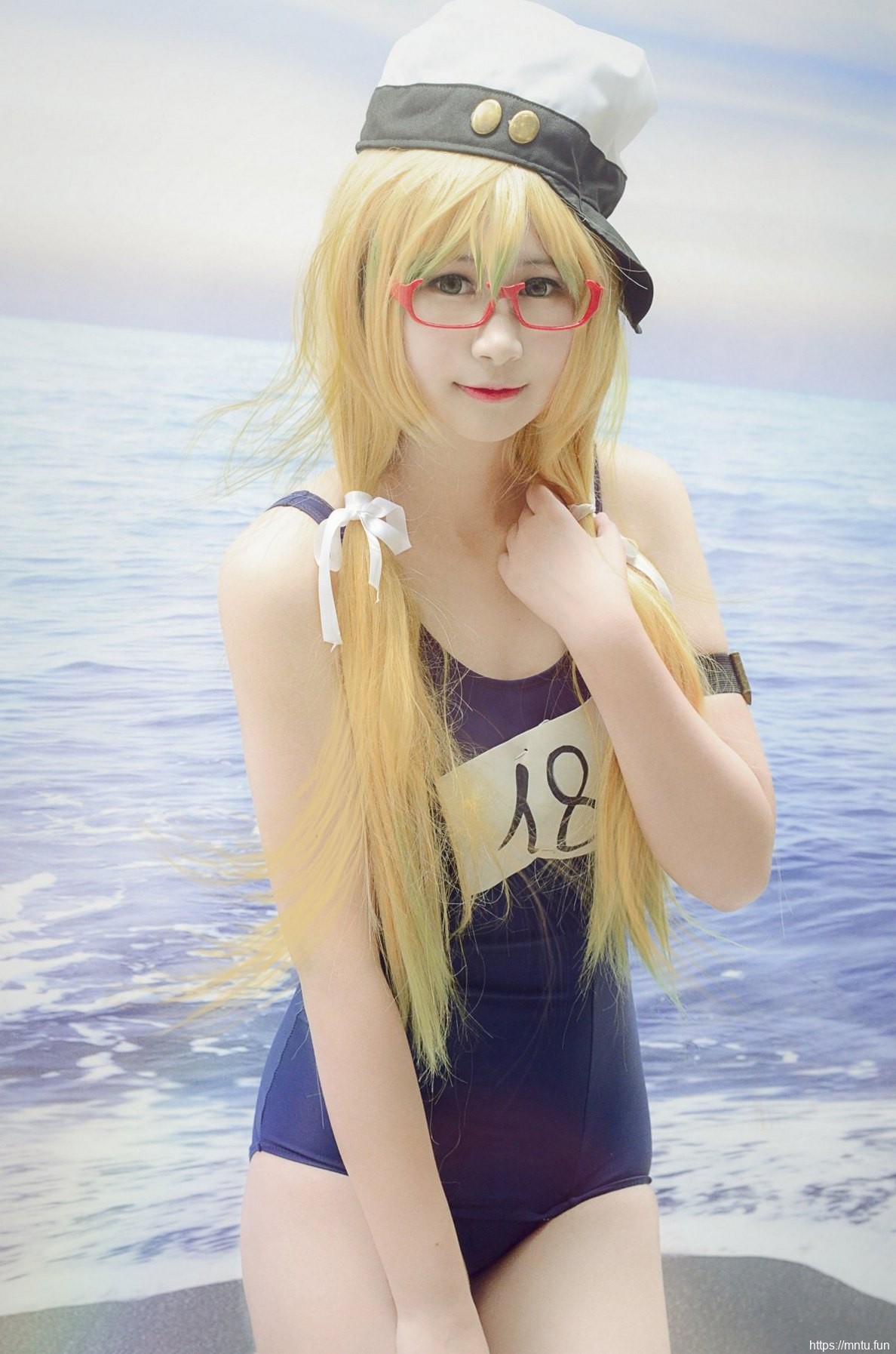萌萌哒美少女性感泳衣cosplay舰队collection舰娘伊8