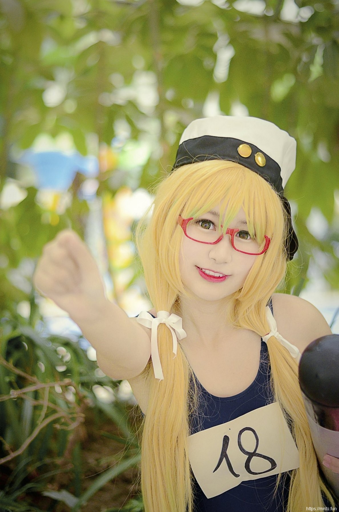 萌萌哒美少女性感泳衣cosplay舰队collection舰娘伊8