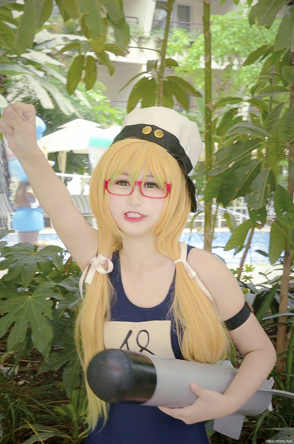 萌萌哒美少女性感泳衣cosplay舰队collection舰娘伊8