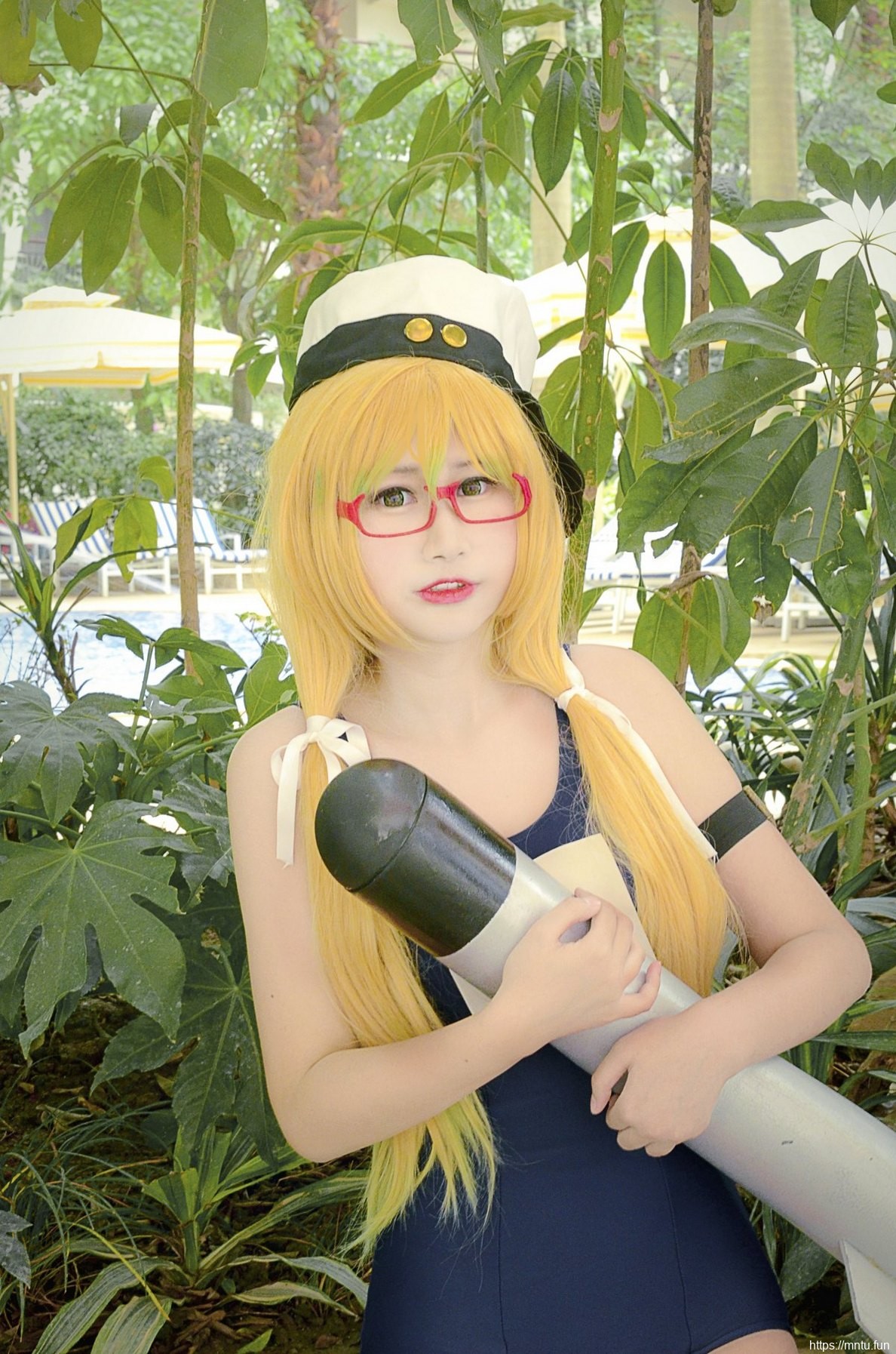 萌萌哒美少女性感泳衣cosplay舰队collection舰娘伊8