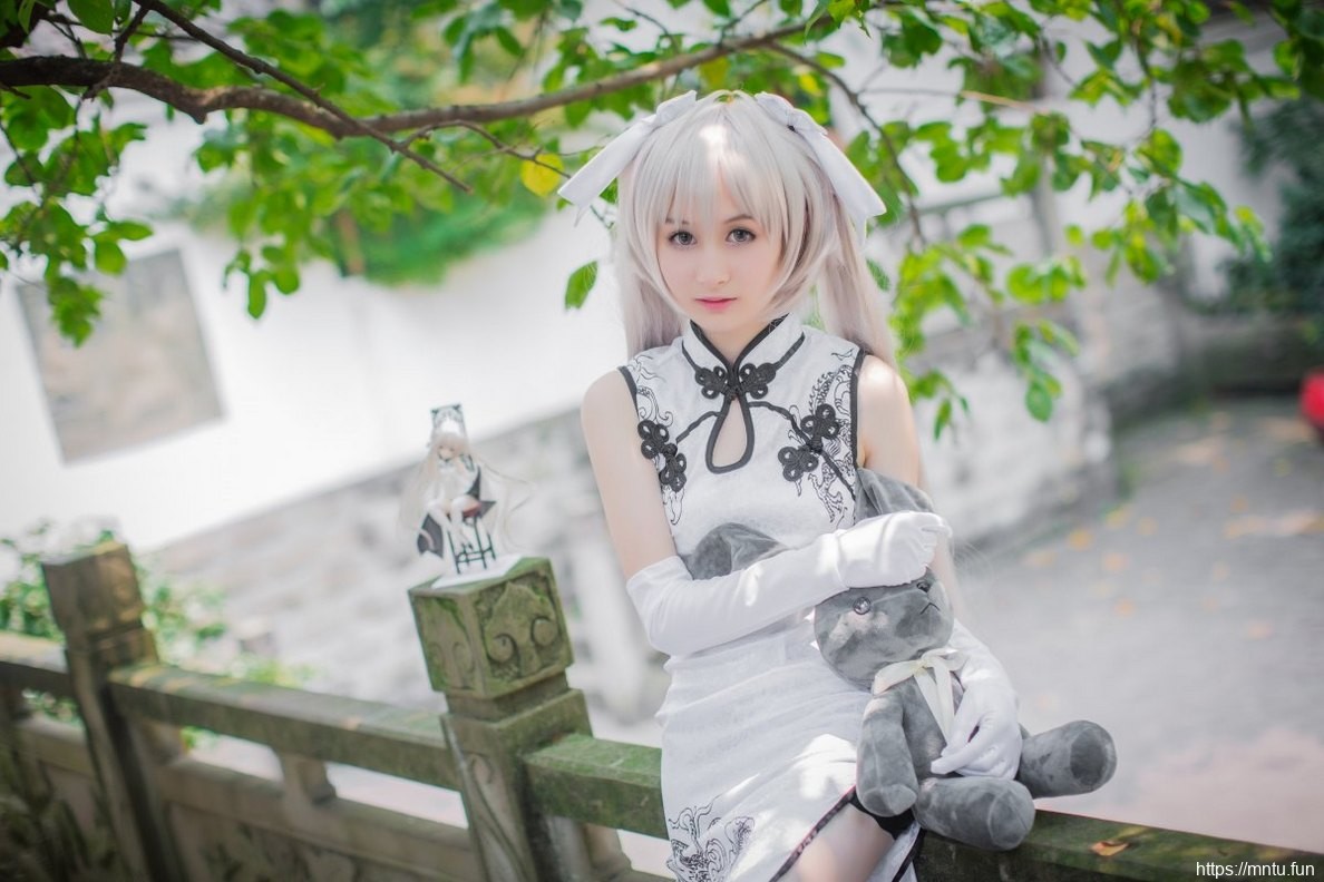 可爱迷人旗袍美少女cosplay春日野穹美图十分唯美