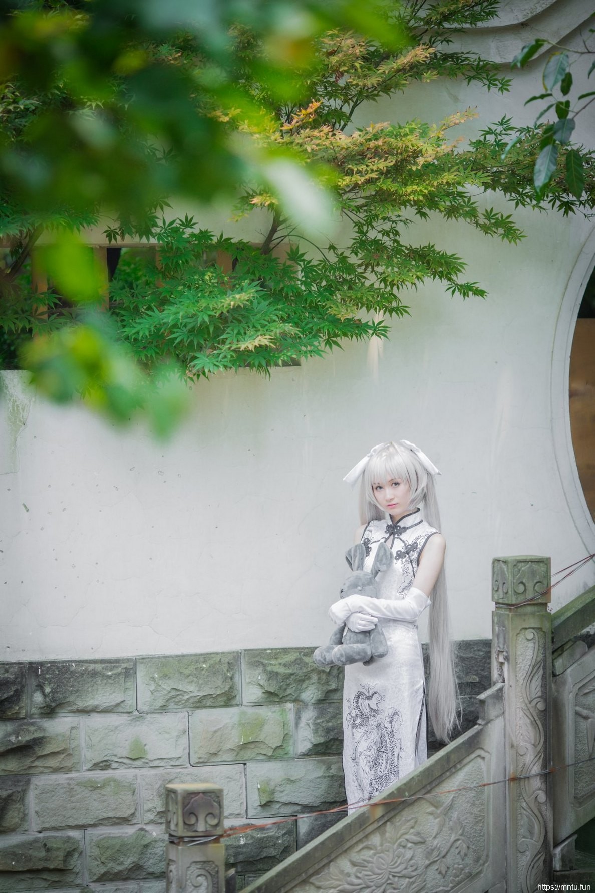 可爱迷人旗袍美少女cosplay春日野穹美图十分唯美