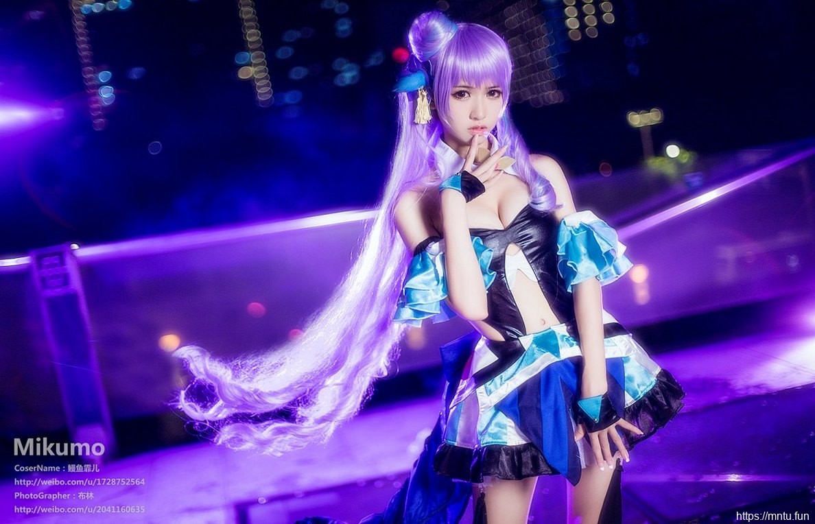 性感美女鳗鱼霏儿cosplay超时空要塞美云吉努梅尔