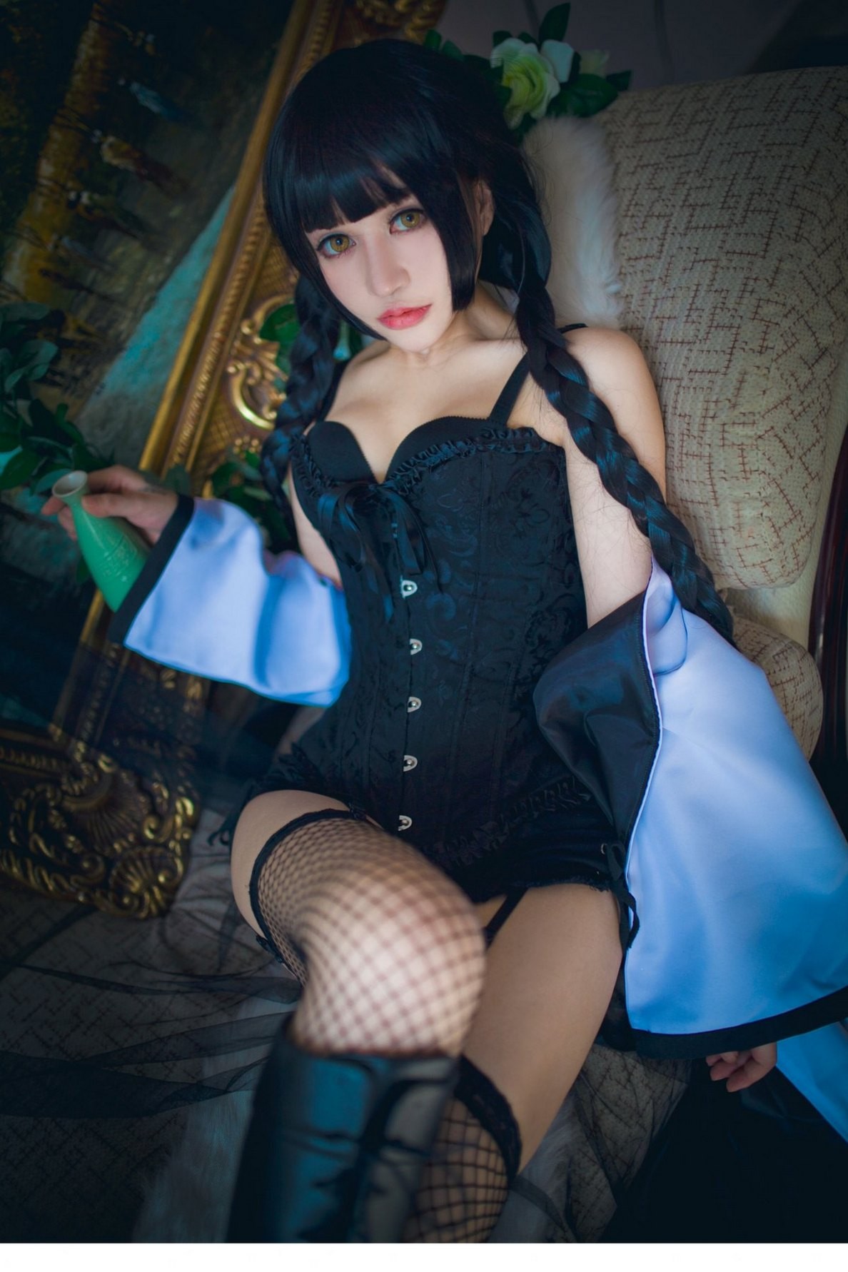 性感御姐黑丝美腿cosplay动漫美女冲野真夜子