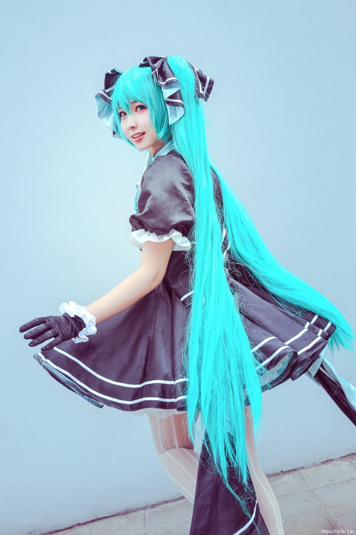 动漫展会靓丽美女cosplay动漫美女初音未来