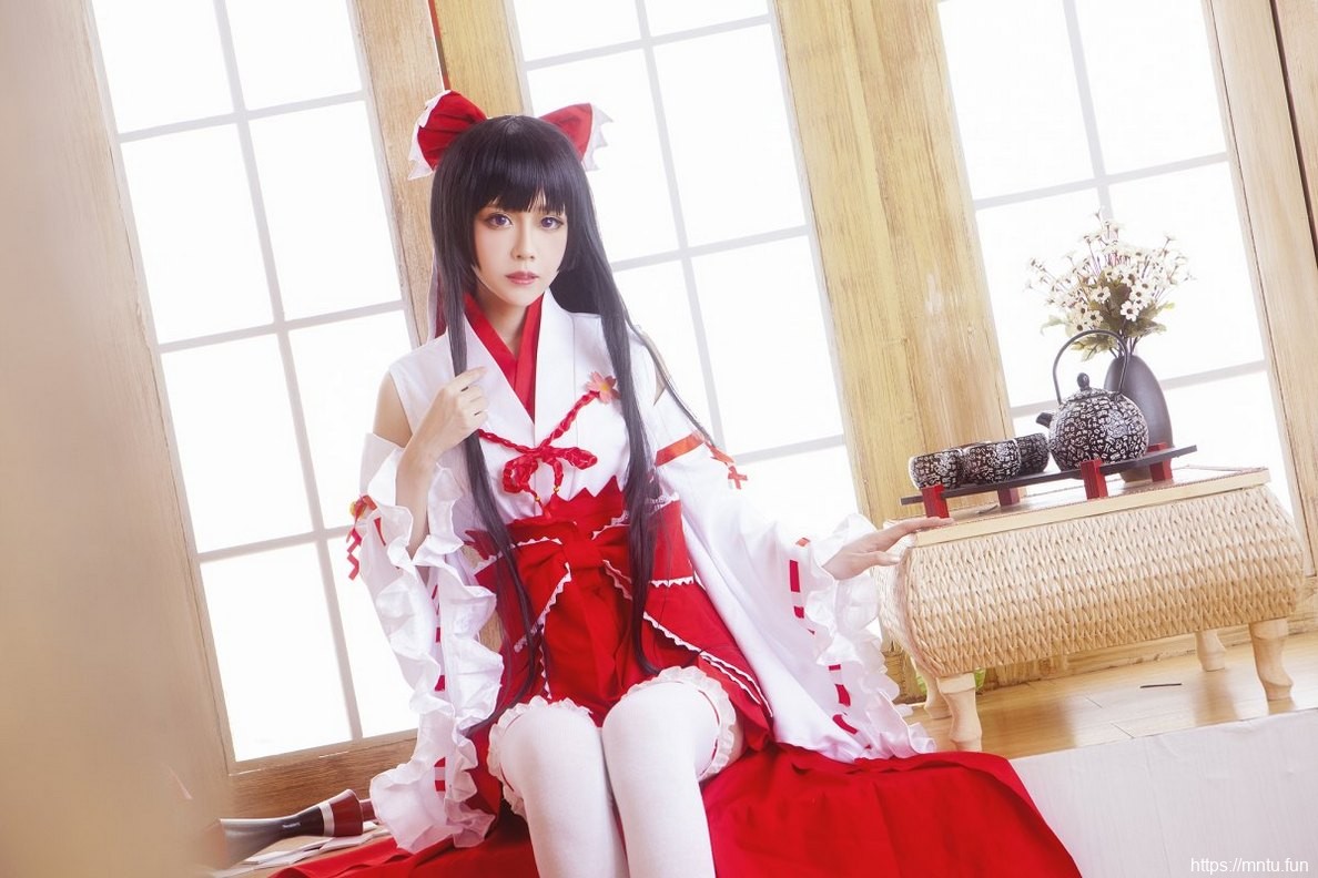 养眼美女cosplay少女咖啡枪神枪手菊理千姬