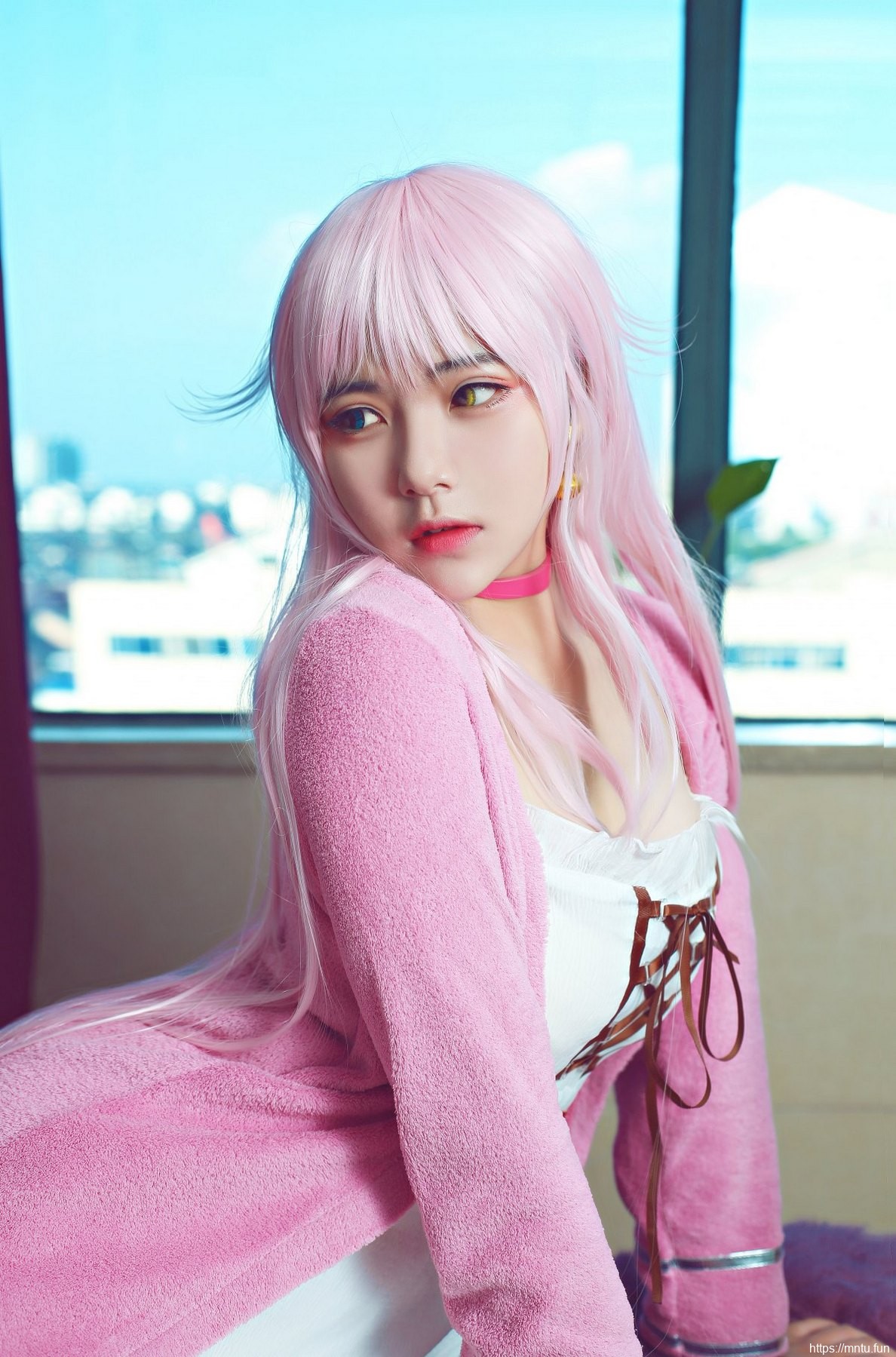 性感萌妹子童颜巨乳丝袜美腿cosplay猫咪萌娘诱惑美图