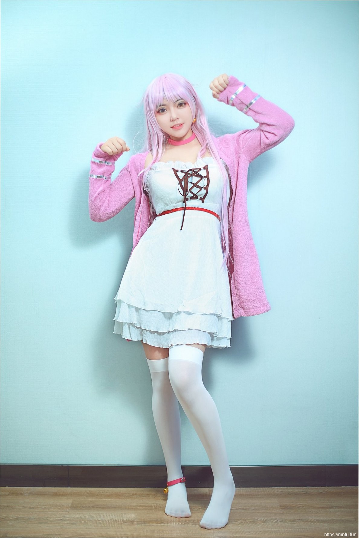 性感萌妹子童颜巨乳丝袜美腿cosplay猫咪萌娘诱惑美图