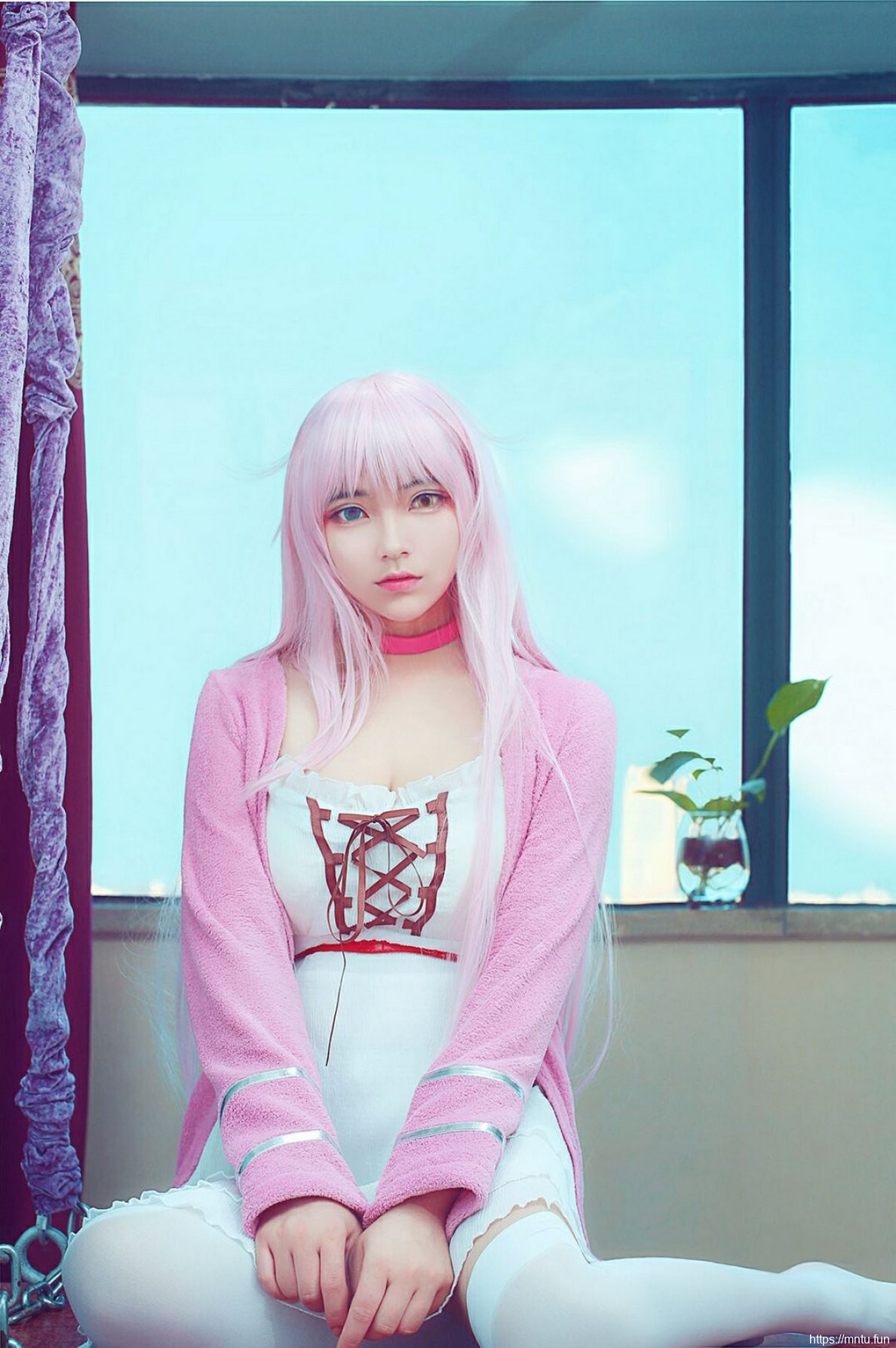 性感萌妹子童颜巨乳丝袜美腿cosplay猫咪萌娘诱惑美图