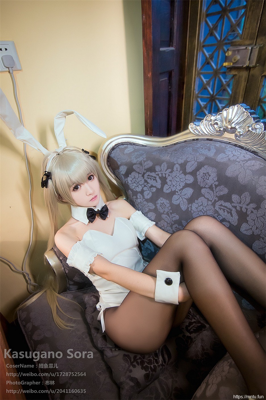 知名coser鳗鱼霏儿扮演缘之空穹妹兔女郎