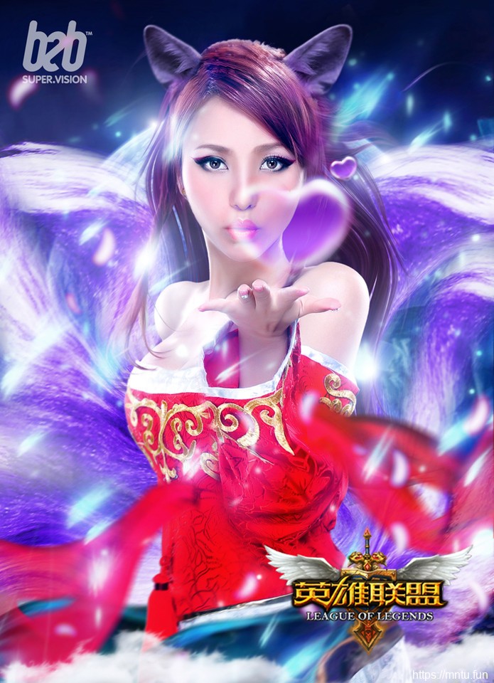 性感美女Cosplay《英雄联盟》九尾妖狐阿狸图片