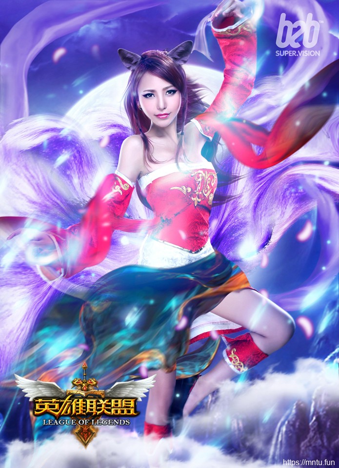 性感美女Cosplay《英雄联盟》九尾妖狐阿狸图片