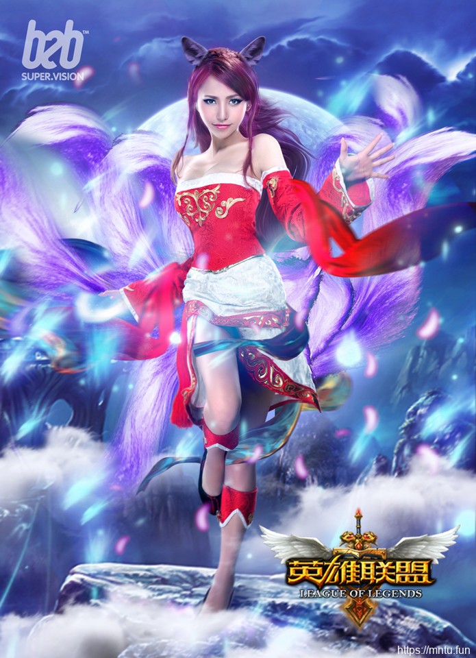 性感美女Cosplay《英雄联盟》九尾妖狐阿狸图片