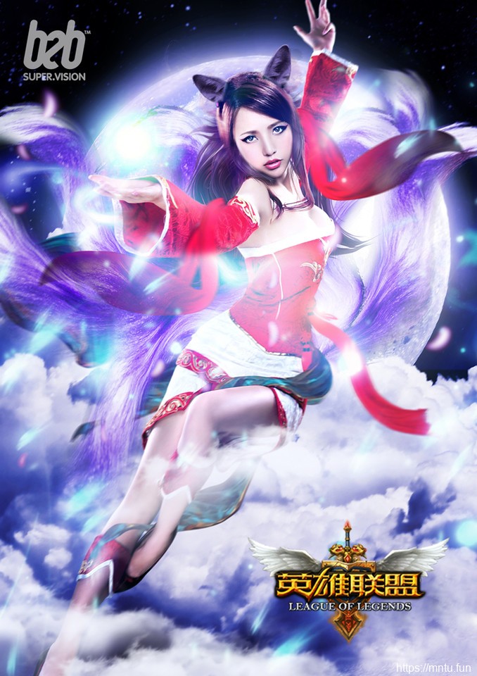 性感美女Cosplay《英雄联盟》九尾妖狐阿狸图片