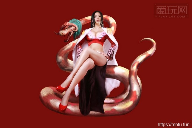 性感美女火辣身材Cosplay海贼王女帝蛇姬