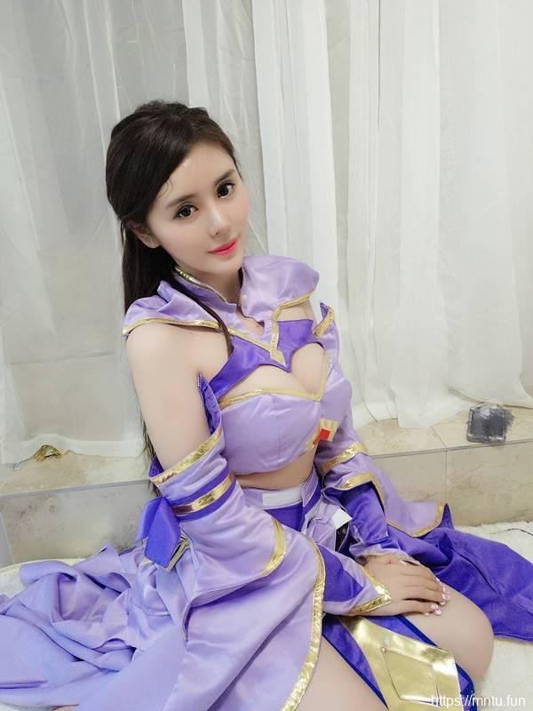 斗鱼七哥张琪格COS王者荣耀貂蝉不知火舞露娜