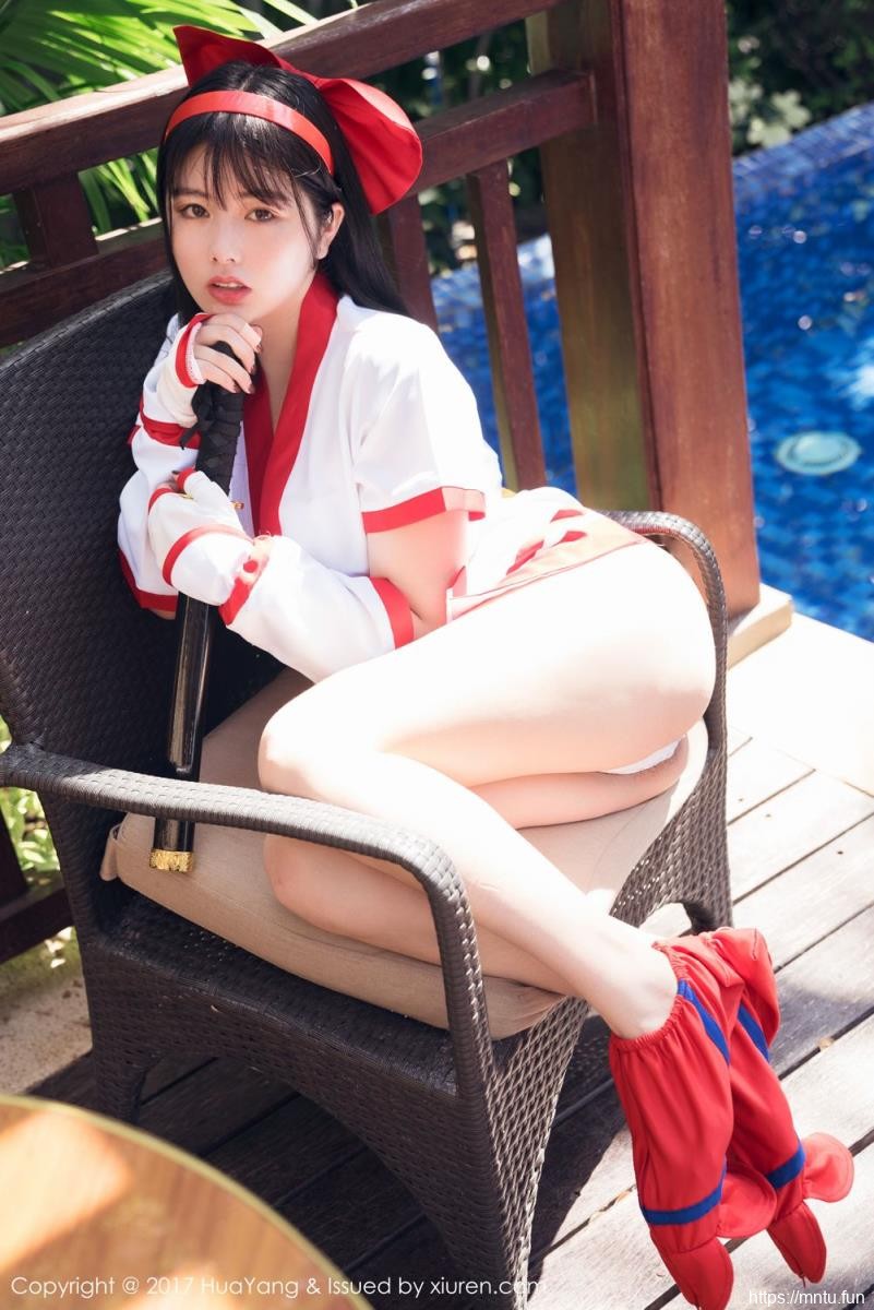 花漾娜露Selena身穿和服COS王者荣耀娜可露露