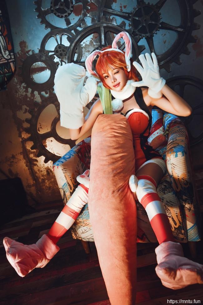 蜜丝公馆花小骨COS王者荣耀兔女郎花木兰