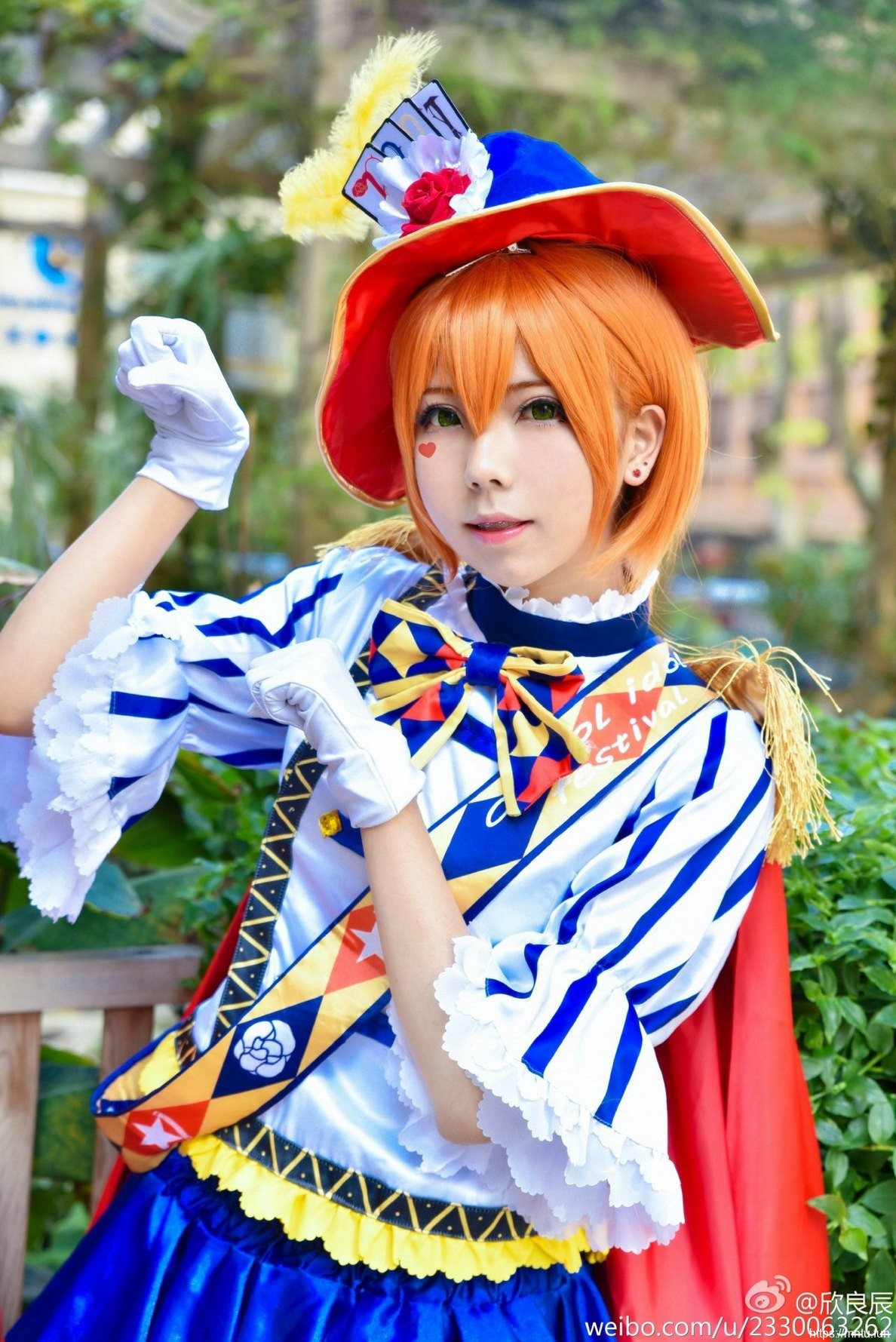 清纯美女Cosplay动漫人物星空凛相当迷人