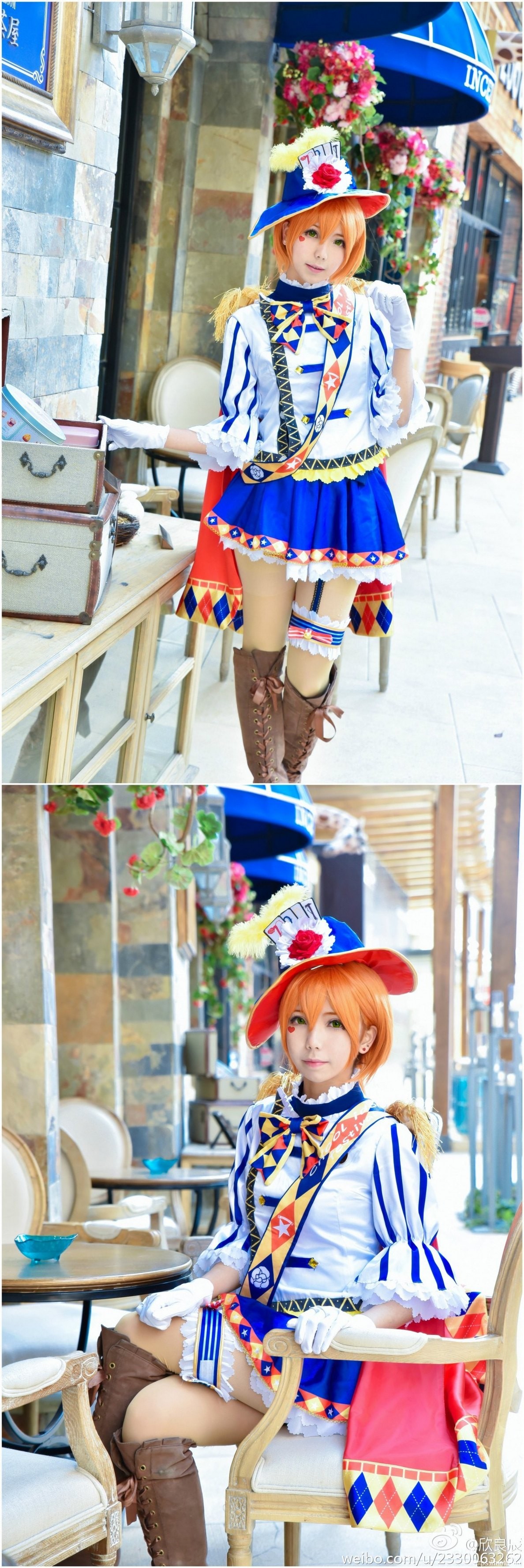 清纯美女Cosplay动漫人物星空凛相当迷人