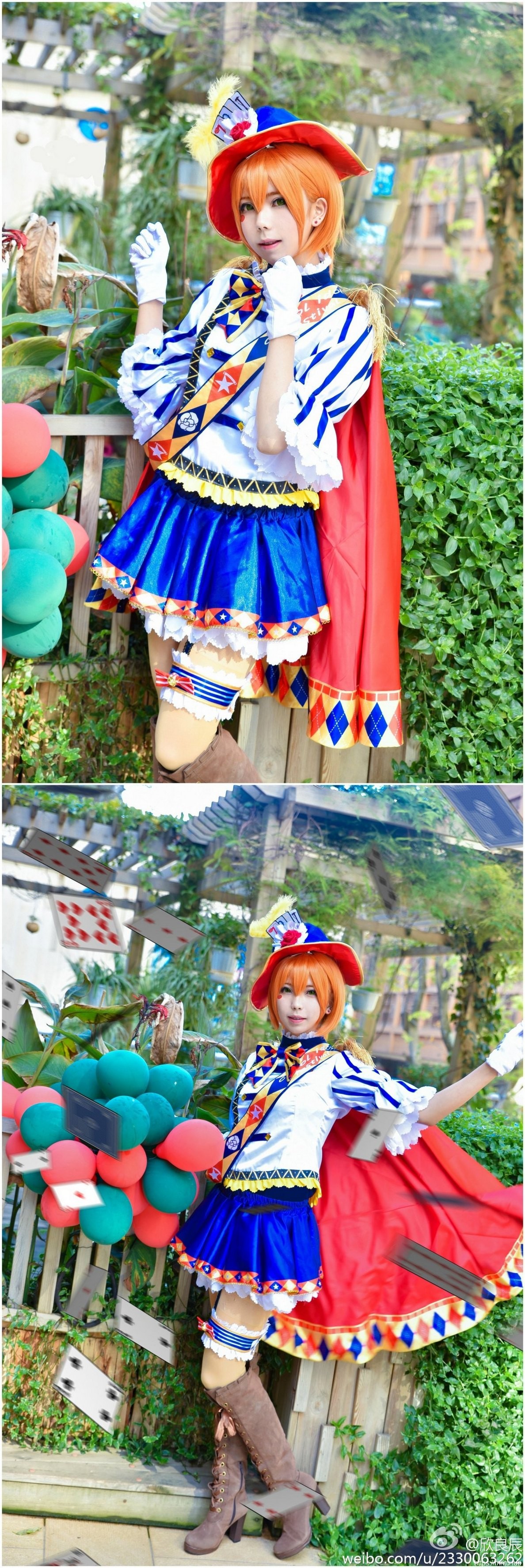 清纯美女Cosplay动漫人物星空凛相当迷人