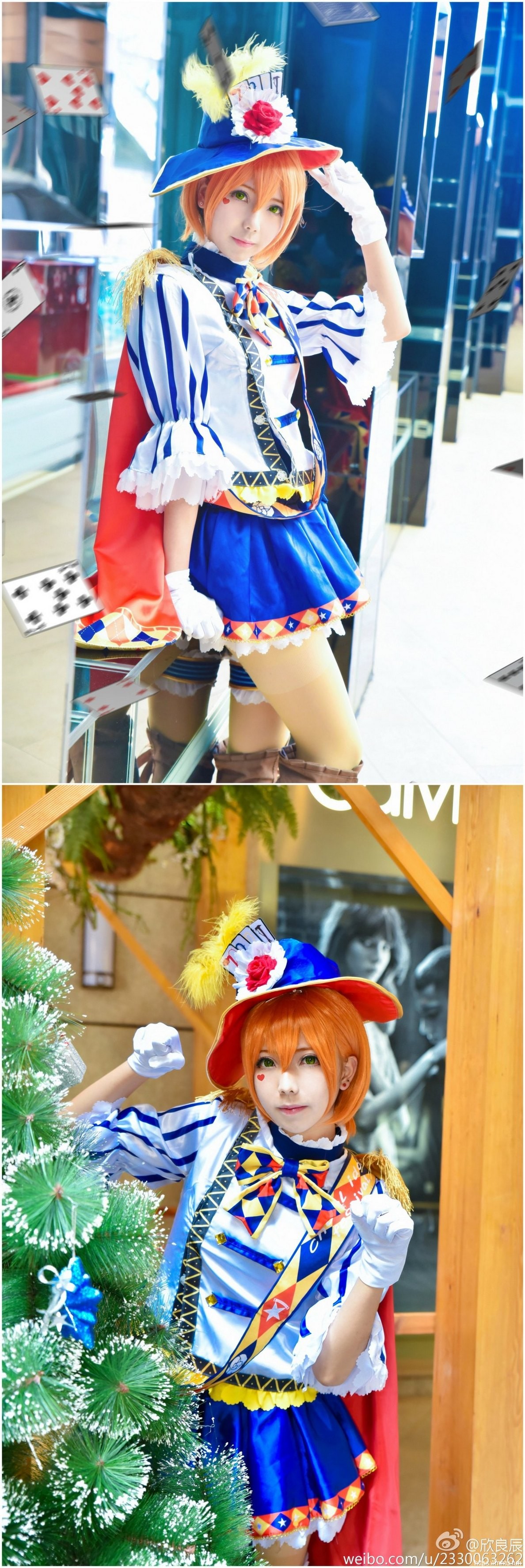 清纯美女Cosplay动漫人物星空凛相当迷人