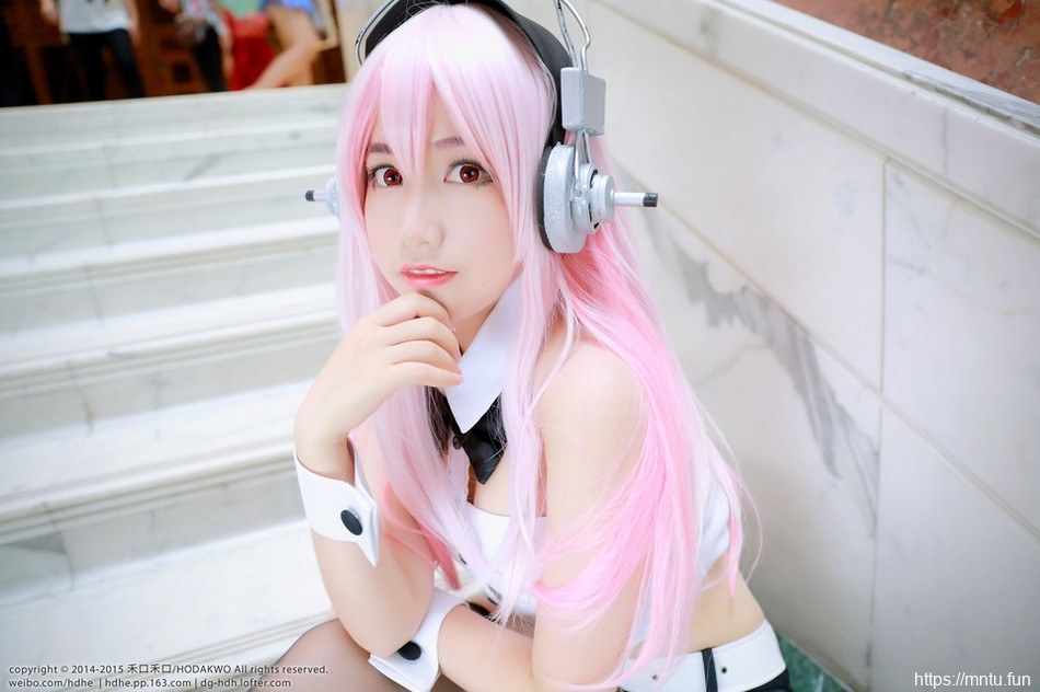 性感黑丝美女Cosplay超级索尼子图片