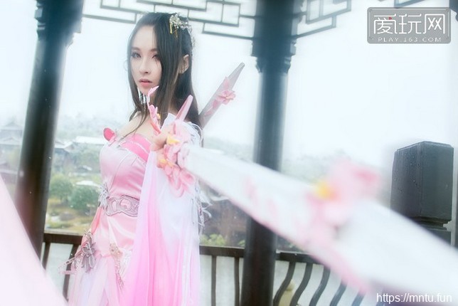 性感美女Cosplay剑网3七秀御姐真是迷人