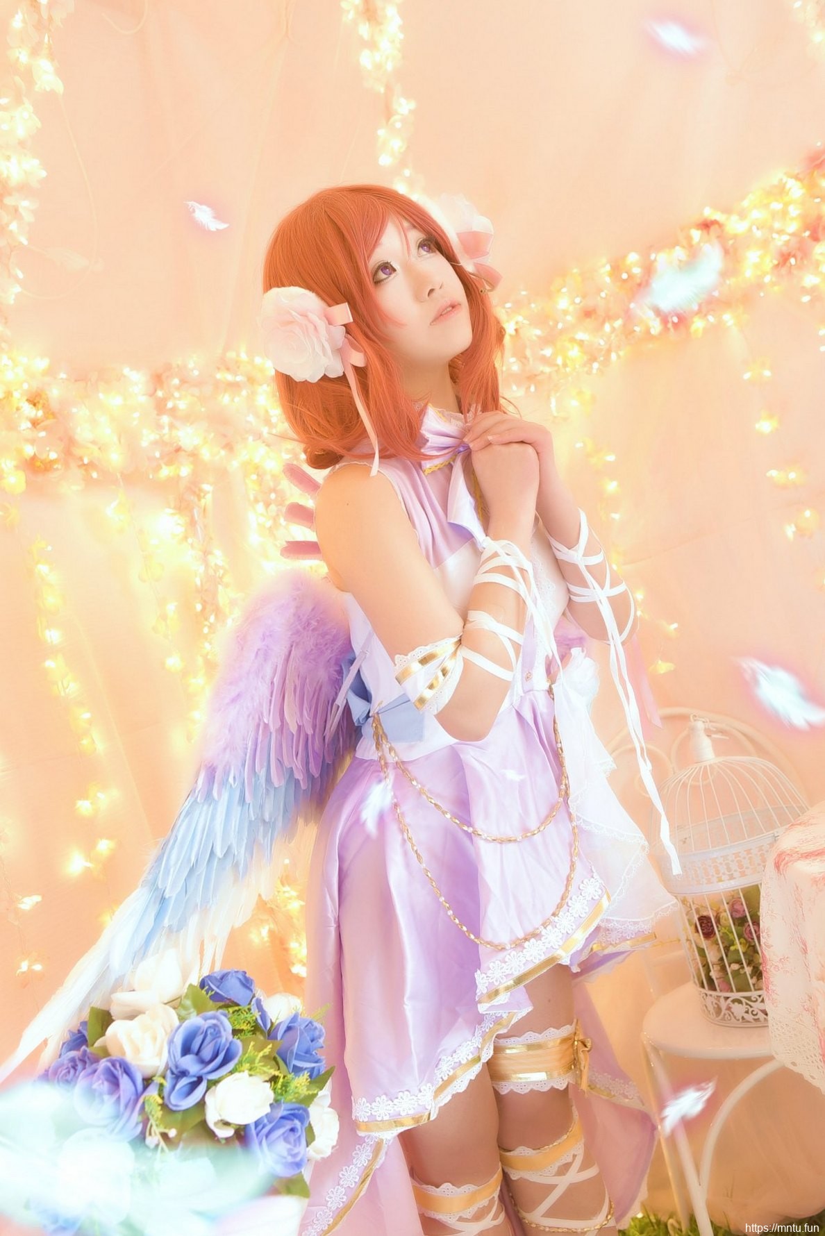 白色情人节美女Cosplay动漫角色西木野真姬
